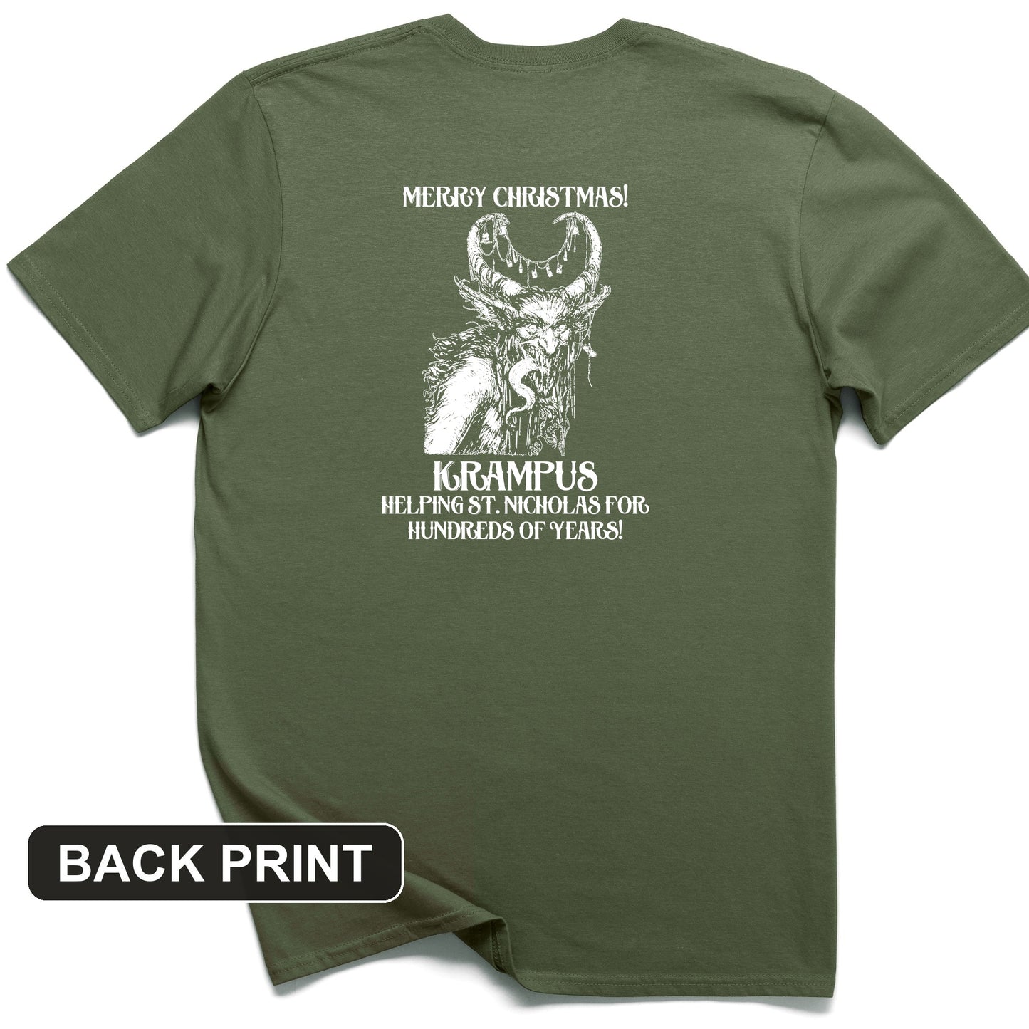 Krampus Back Print T-Shirt