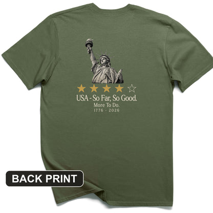 Liberty So Far So Good Back Print T-Shirt