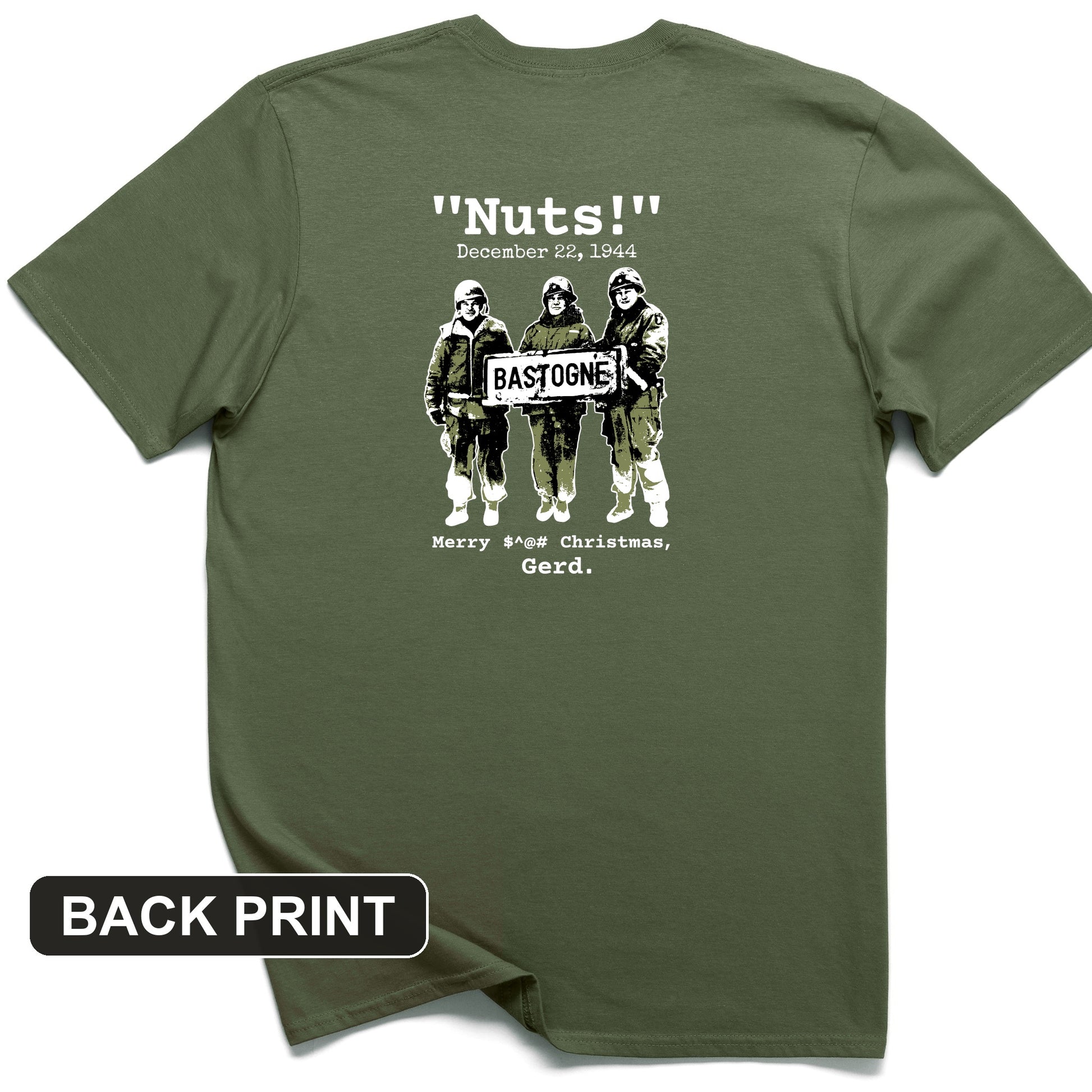 Nuts Back Print T-Shirt
