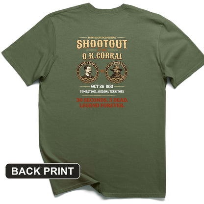 OK Corral Back Print T-Shirt