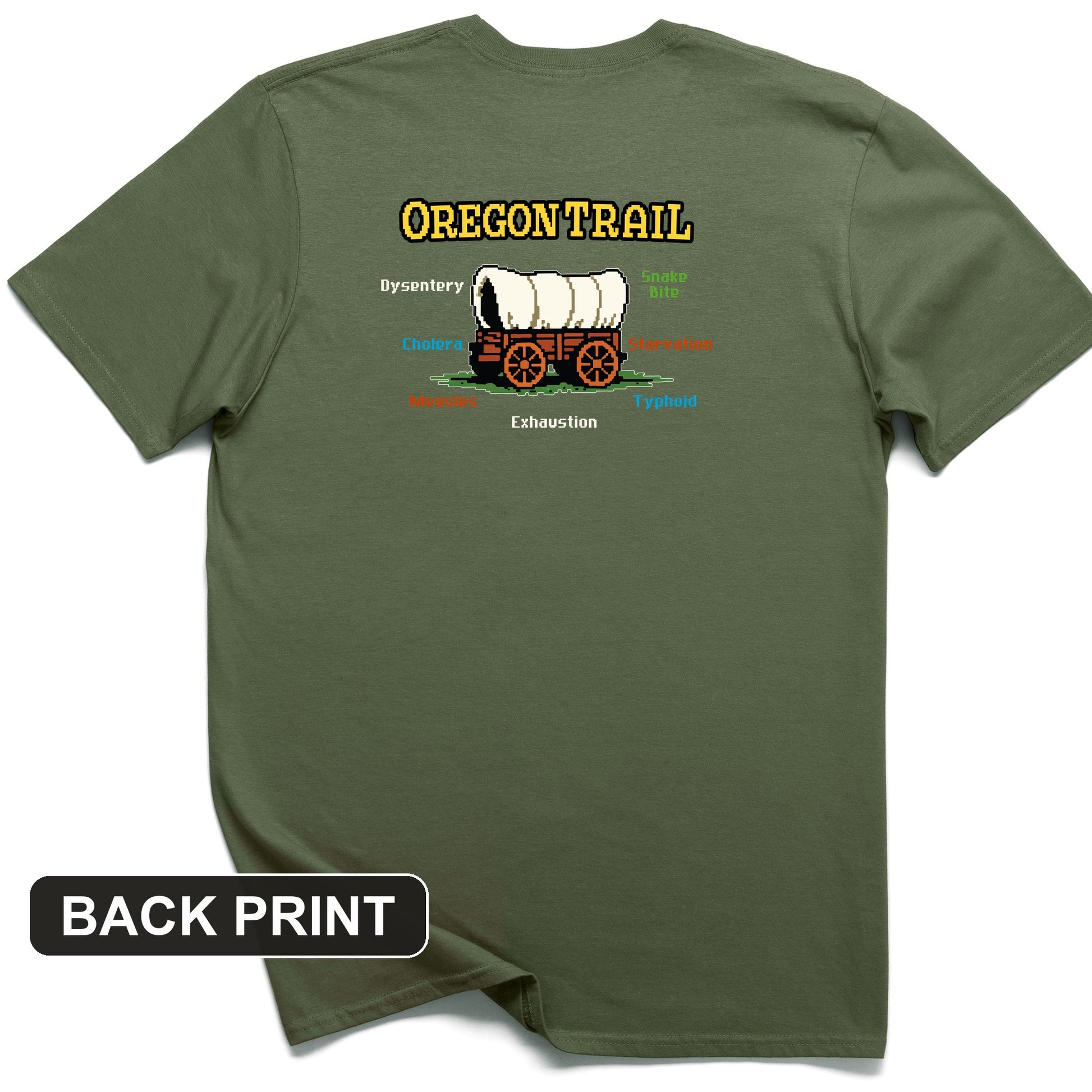 Oregon Trail Back Print T-Shirt