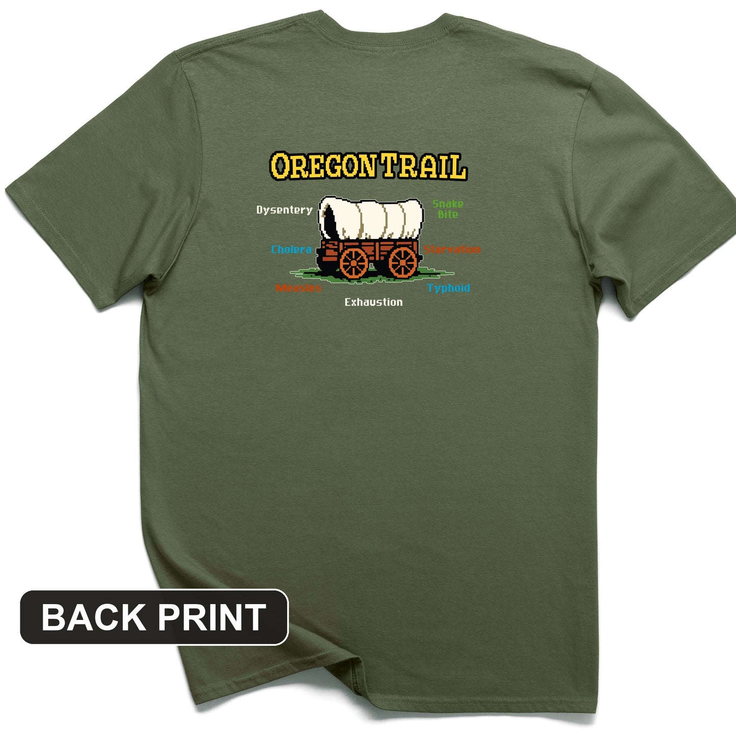 Oregon Trail Back Print T-Shirt