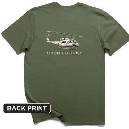 Other Ride Is A Huey Back Print T-Shirt