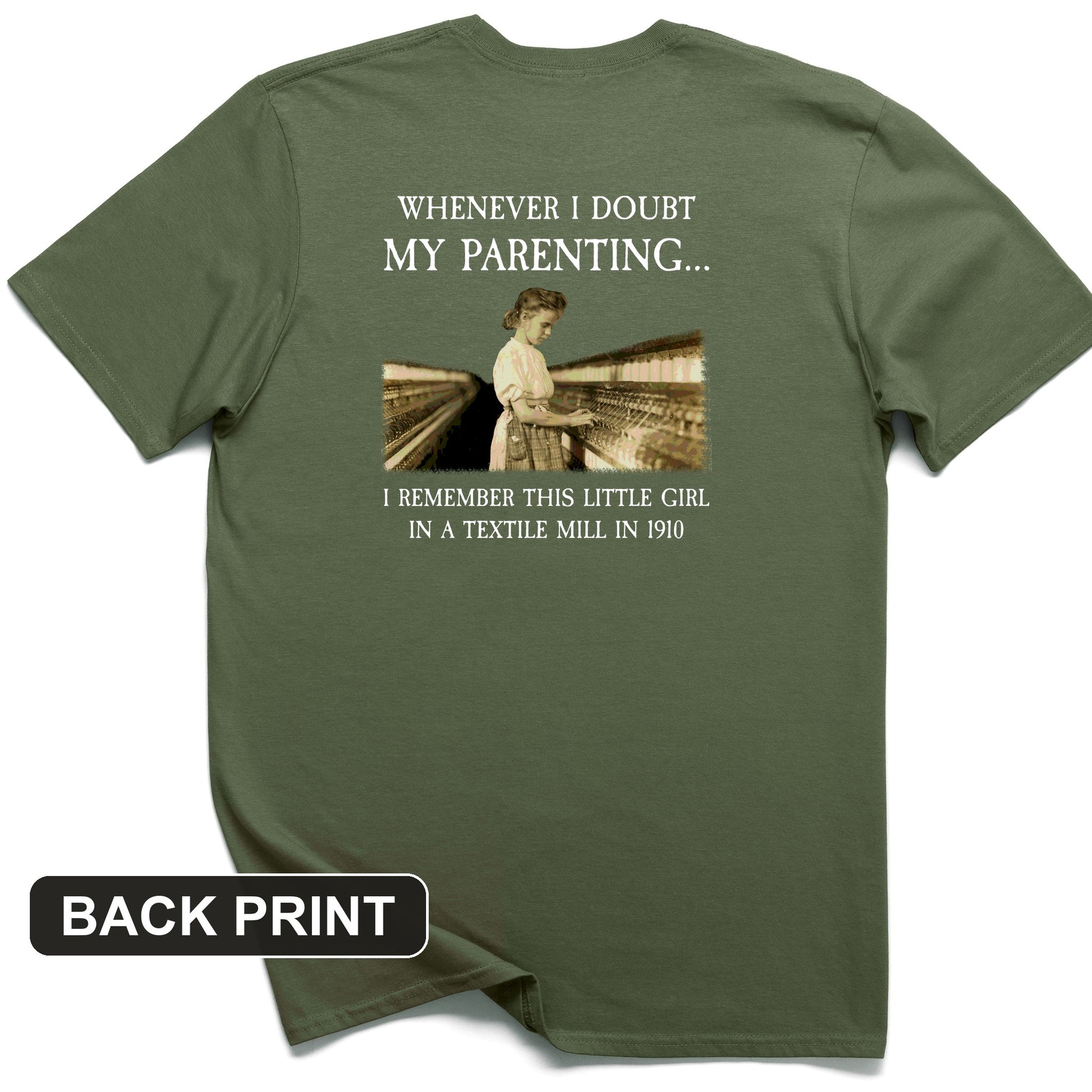 Parenting Back Print T-Shirt