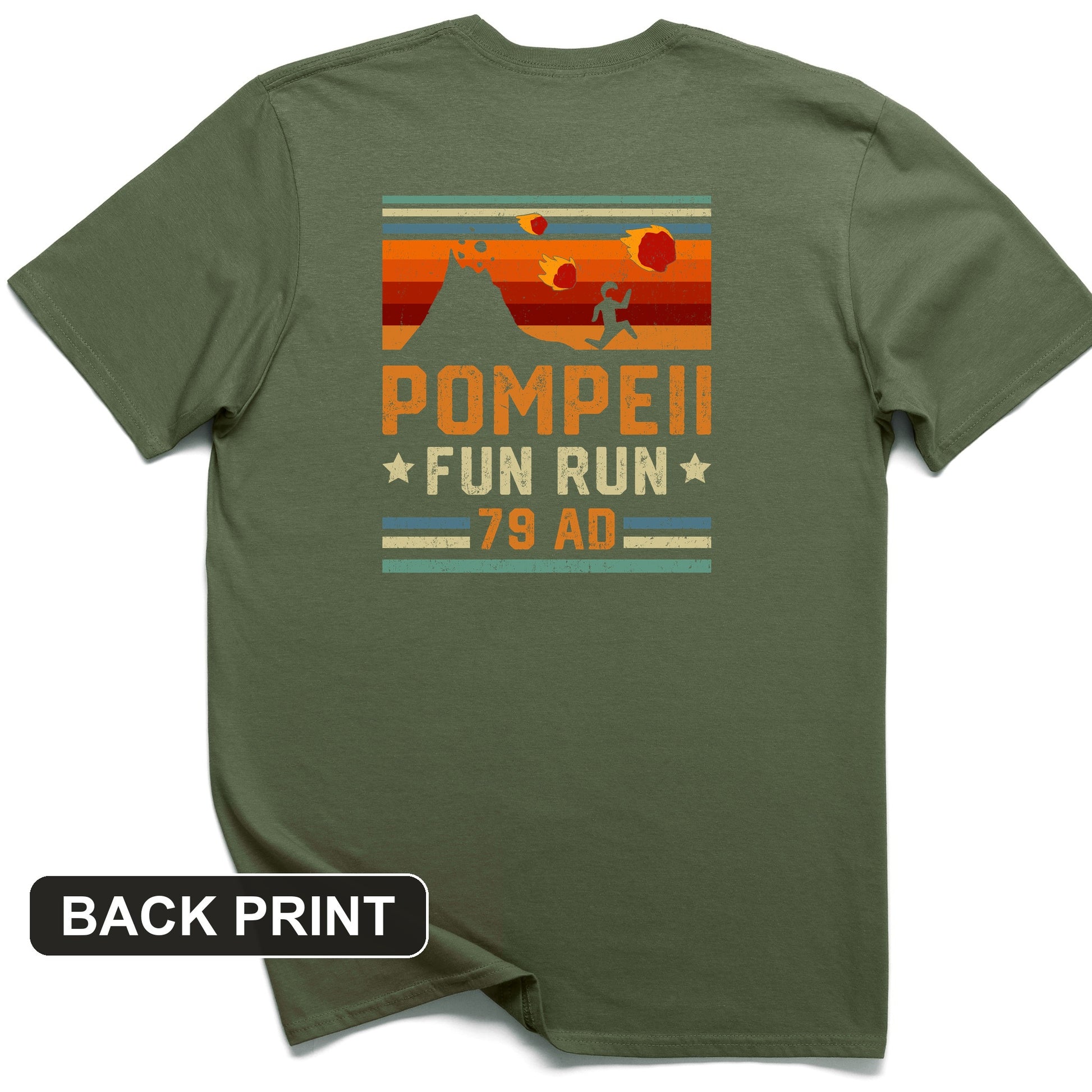 Pompeii "Fun" Run Back Print T-Shirt