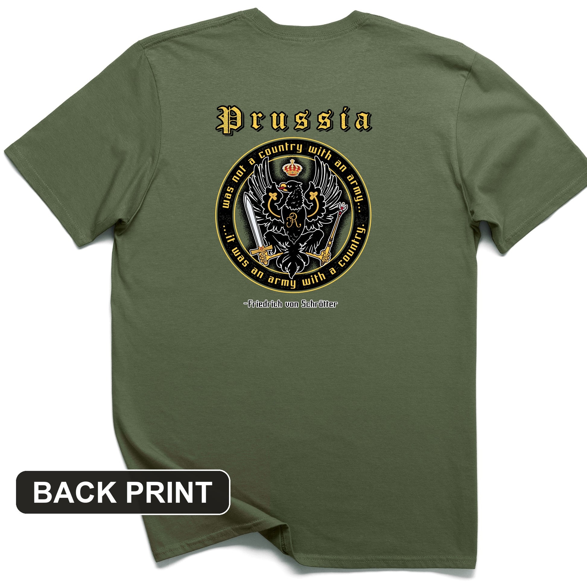 Prussia Back Print T-Shirt