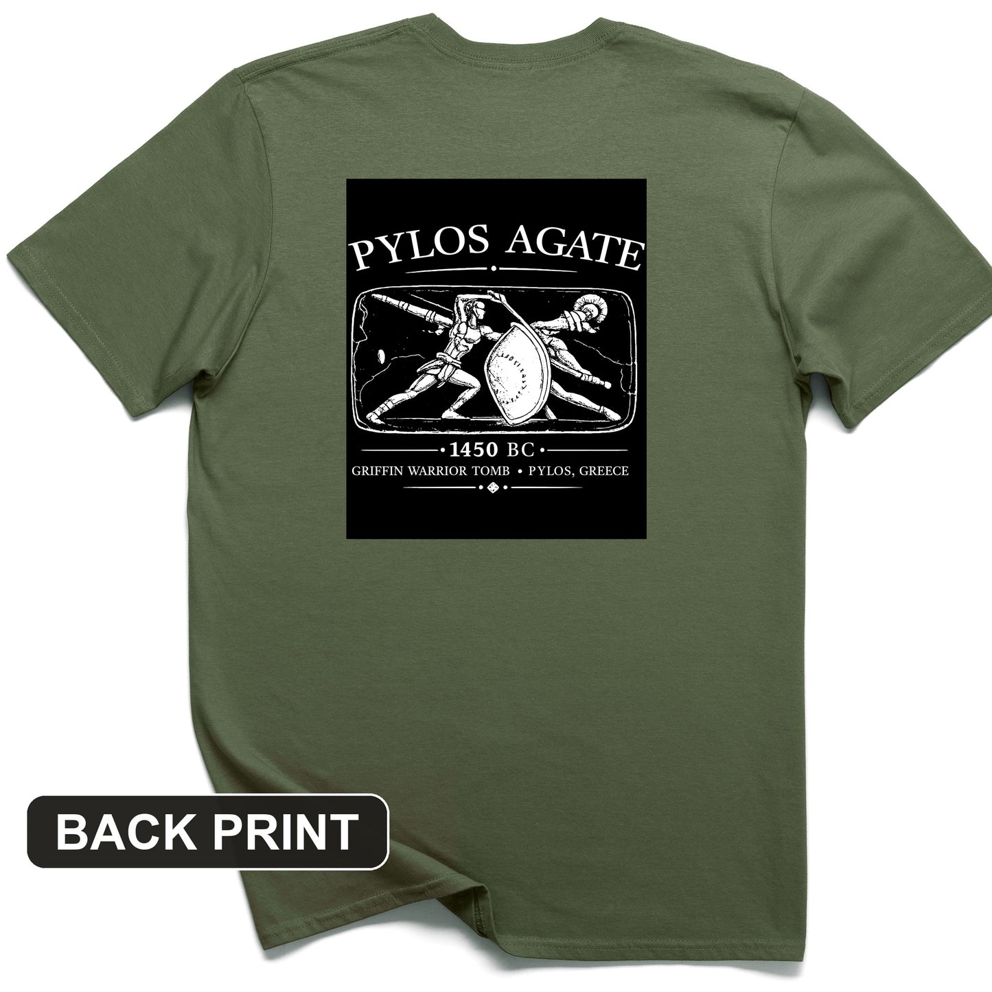Pylos Agate Back Print T-Shirt
