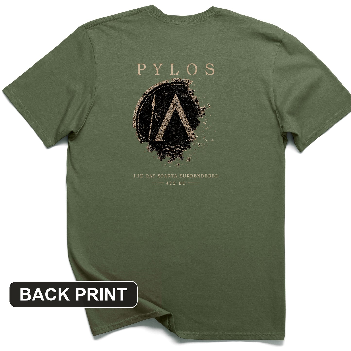 Pylos Back Print T-Shirt