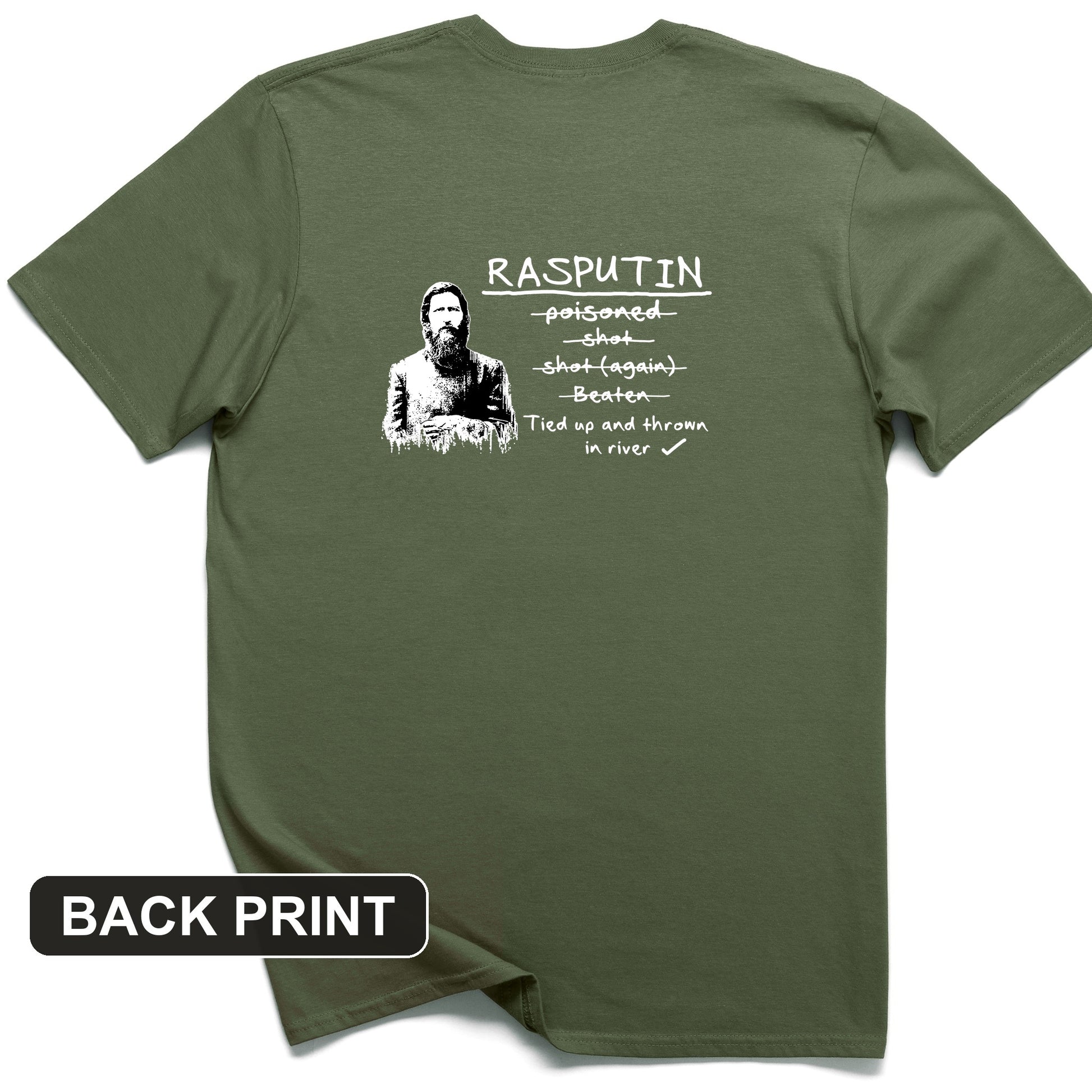 Rasputin Back Print T-Shirt