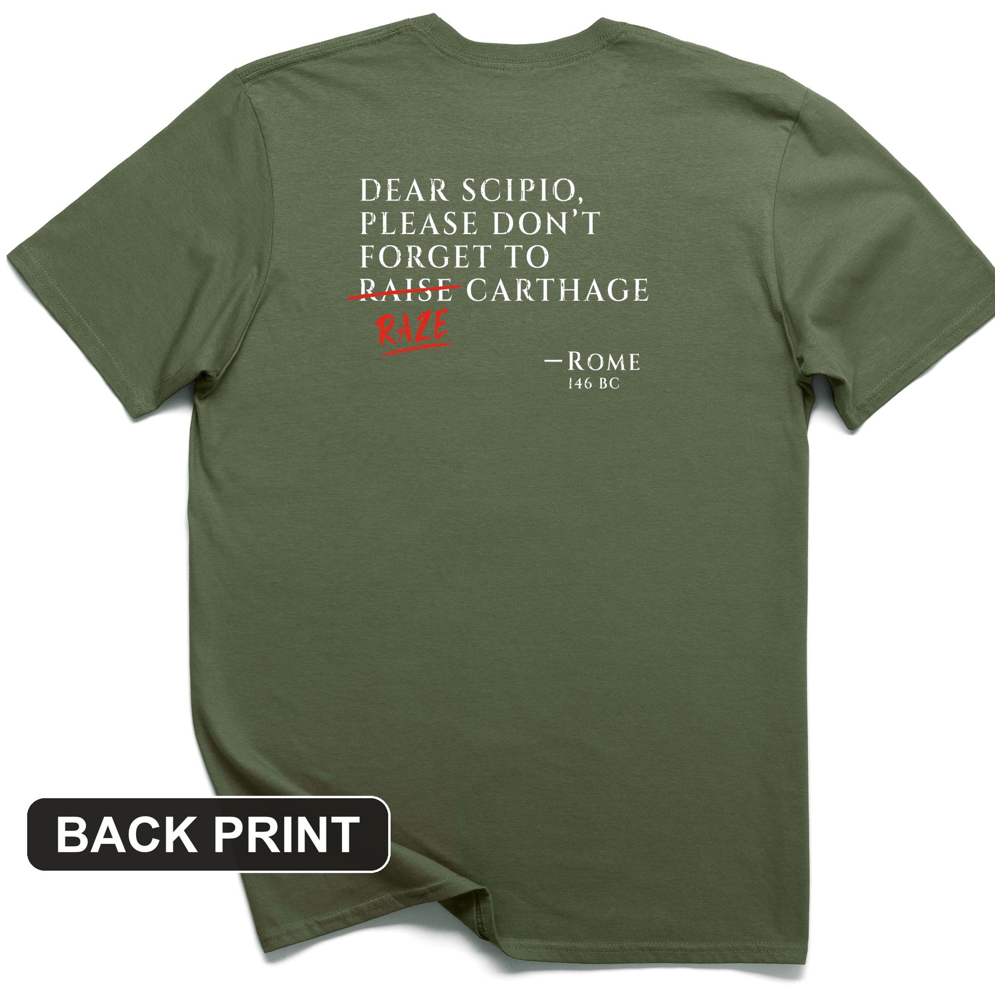 Raze Carthage Back Print T-Shirt