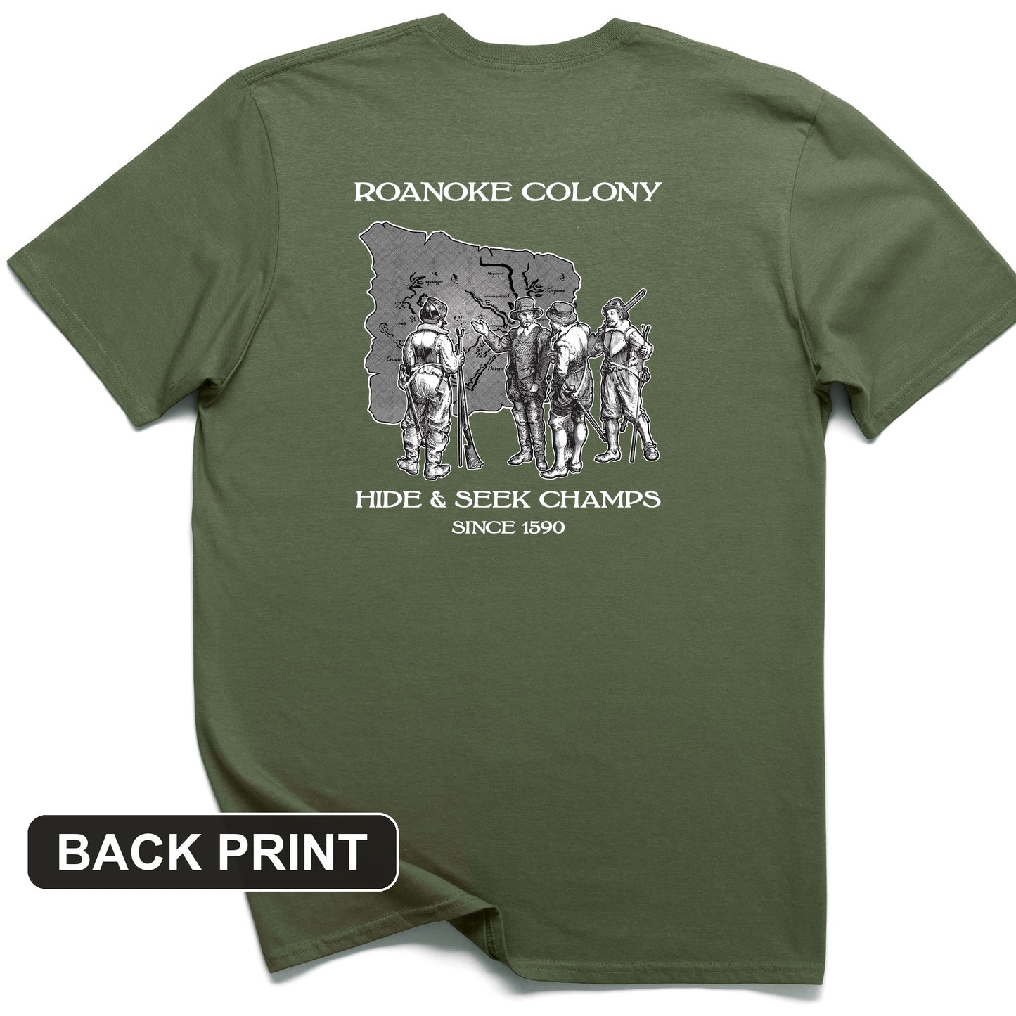 Roanoke Back Print T-Shirt