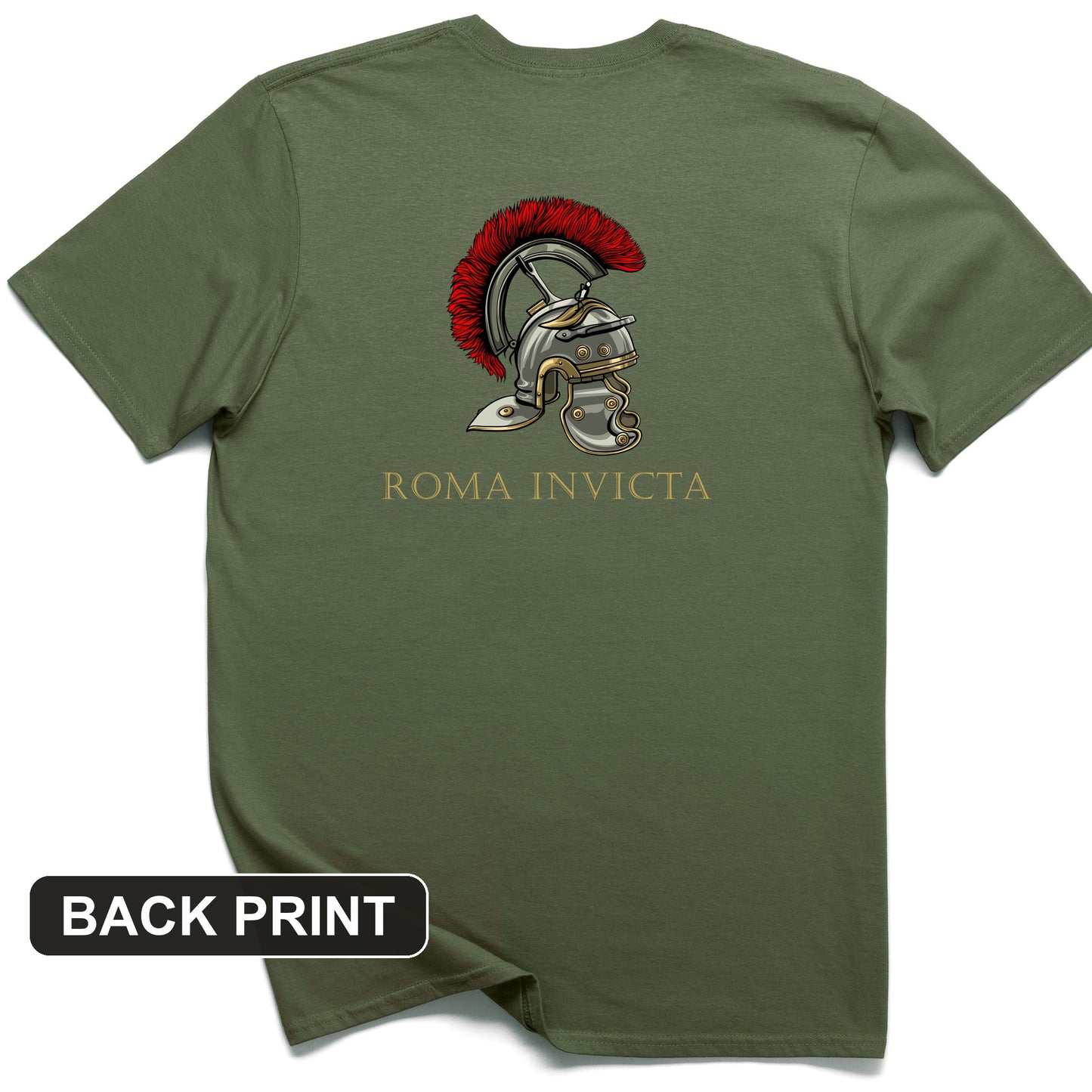 Roma Invicta Back Print T-Shirt