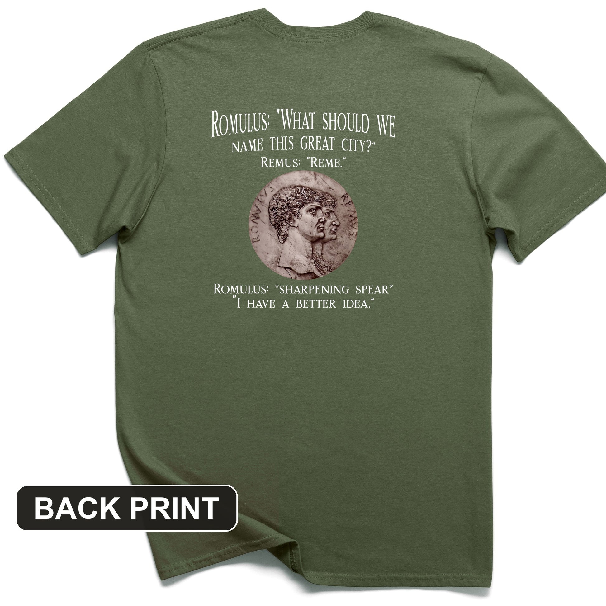 Rome Back Print T-Shirt