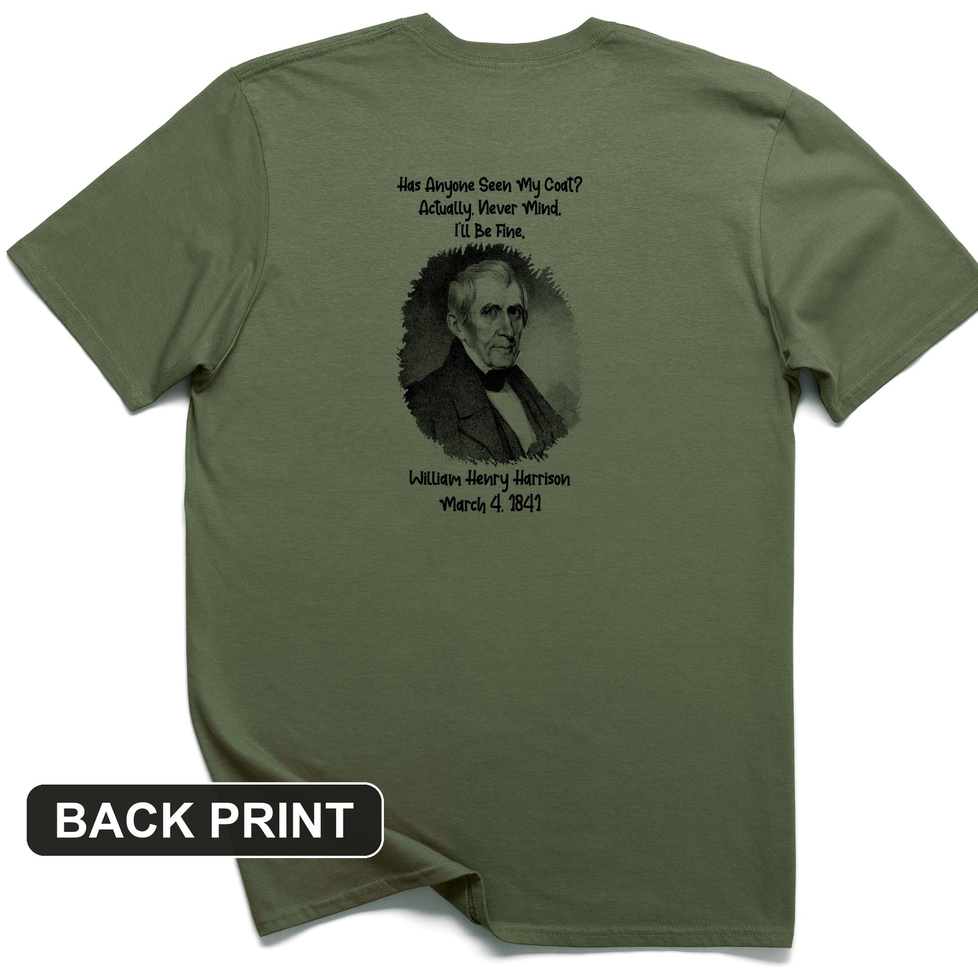 Seen My Coat Back Print T-Shirt