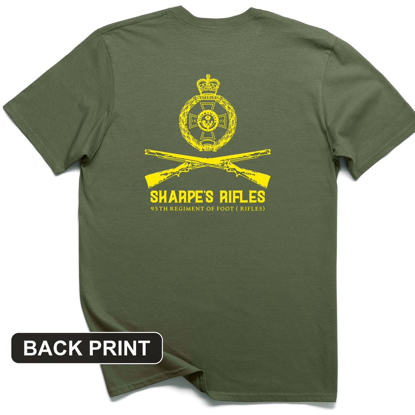 Sharpe's Rifles Back Print T-Shirt