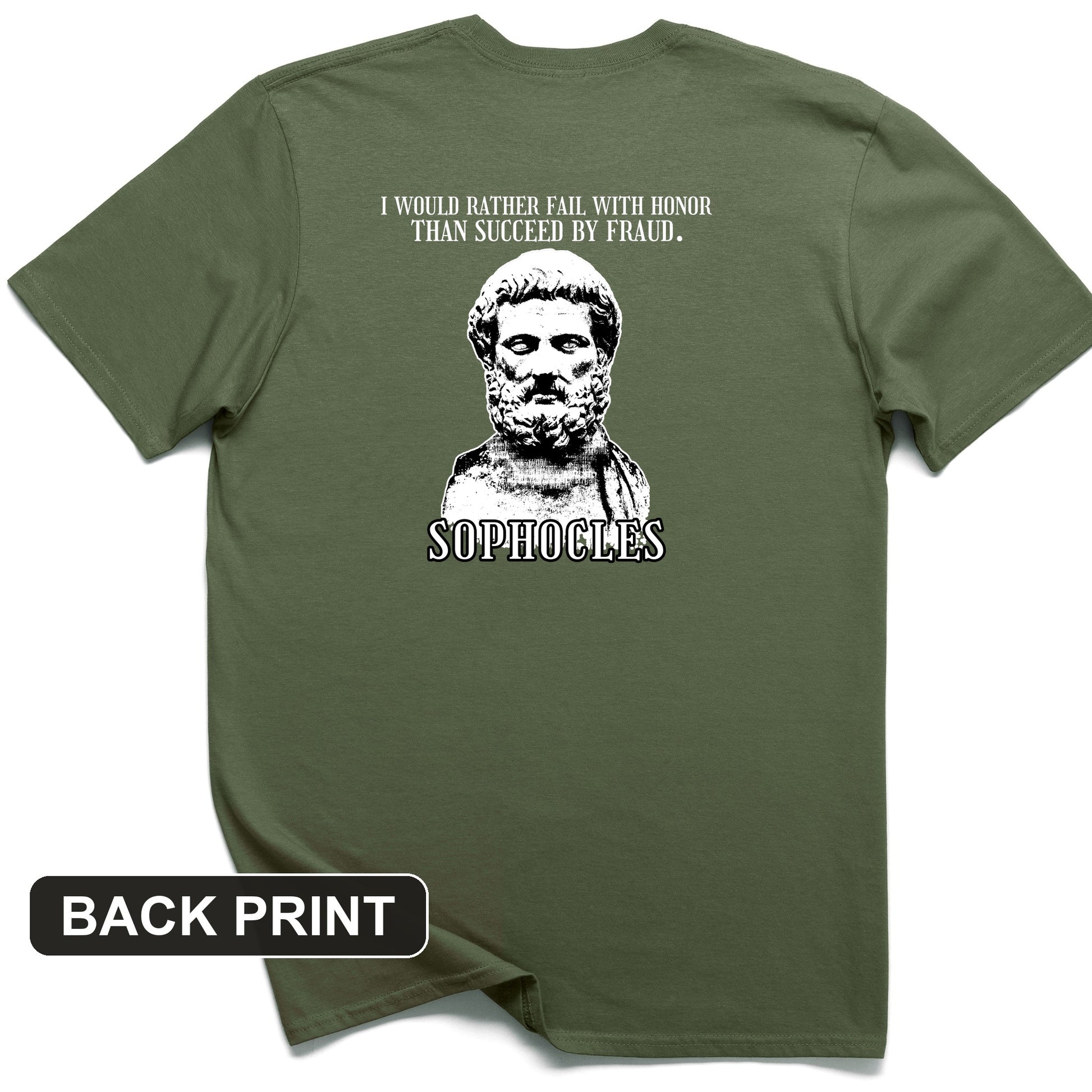 Sophocles Back Print T-Shirt