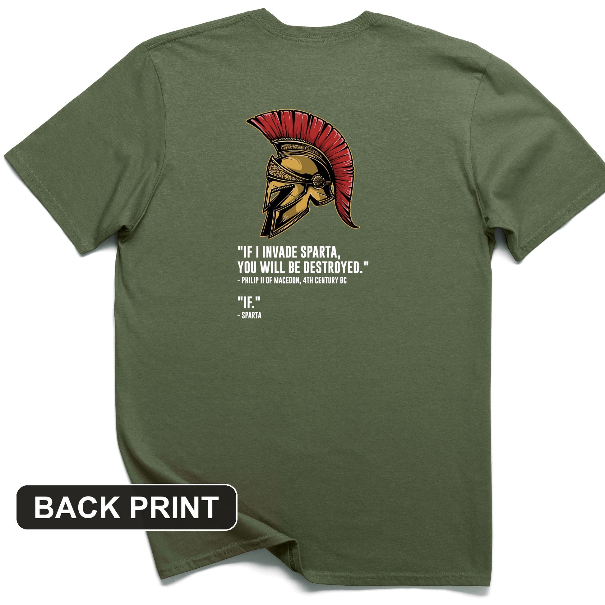 Sparta - If Back Print T-Shirt
