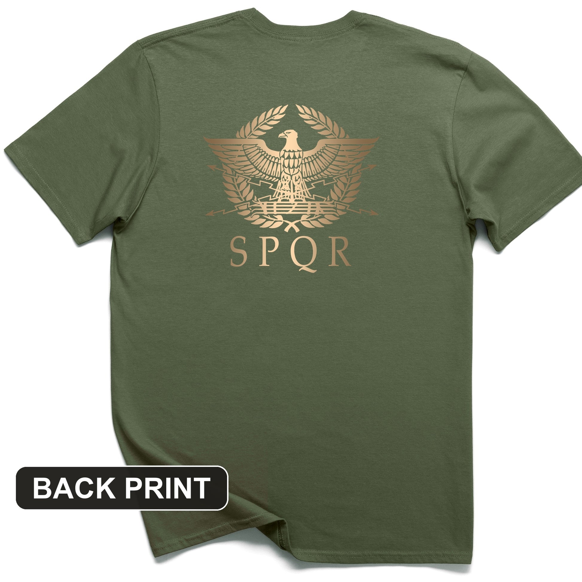 SPQR Back Print T-Shirt