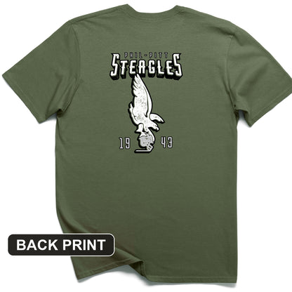Steagles Back Print T-Shirt