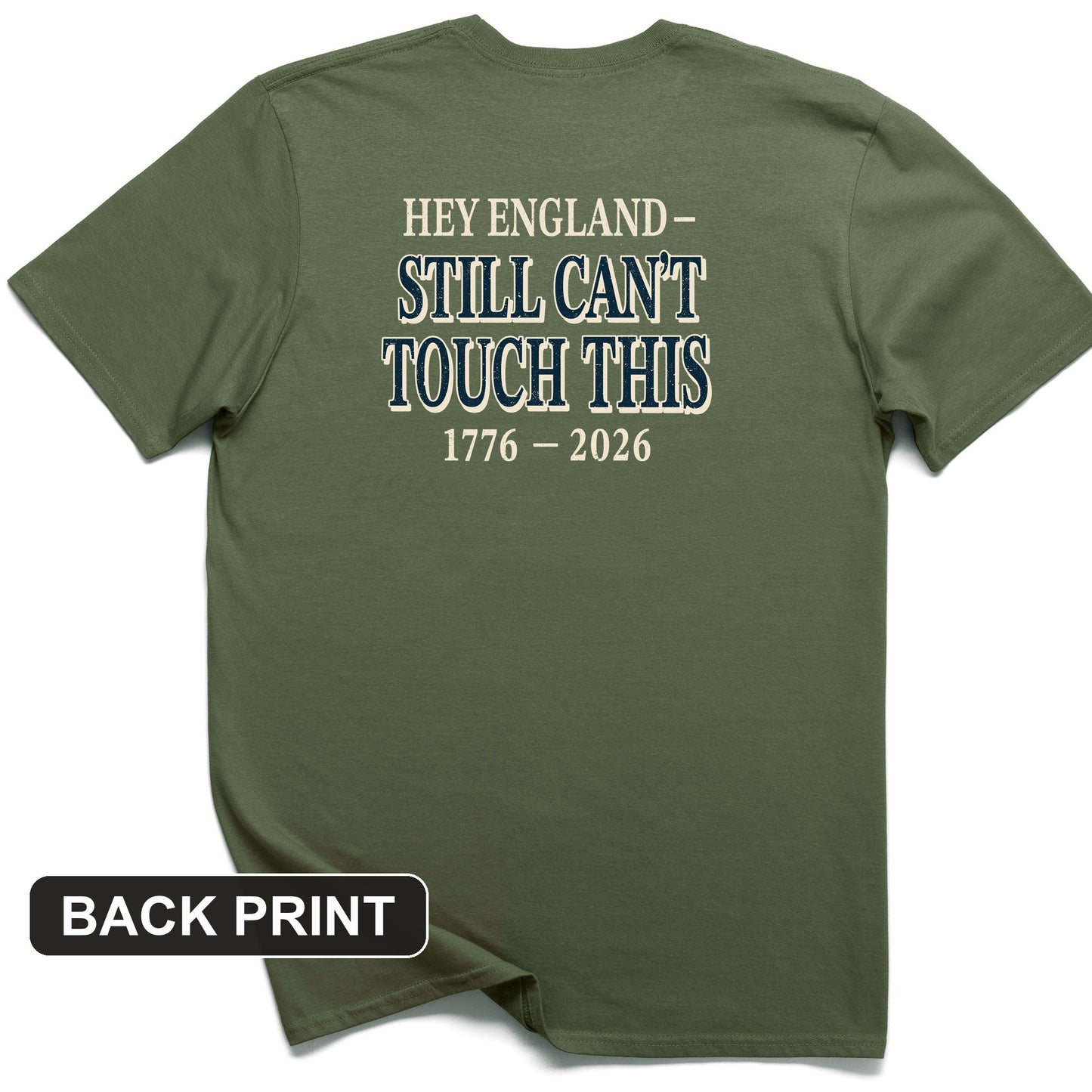 Still Can't Touch This Back Print T-Shirt