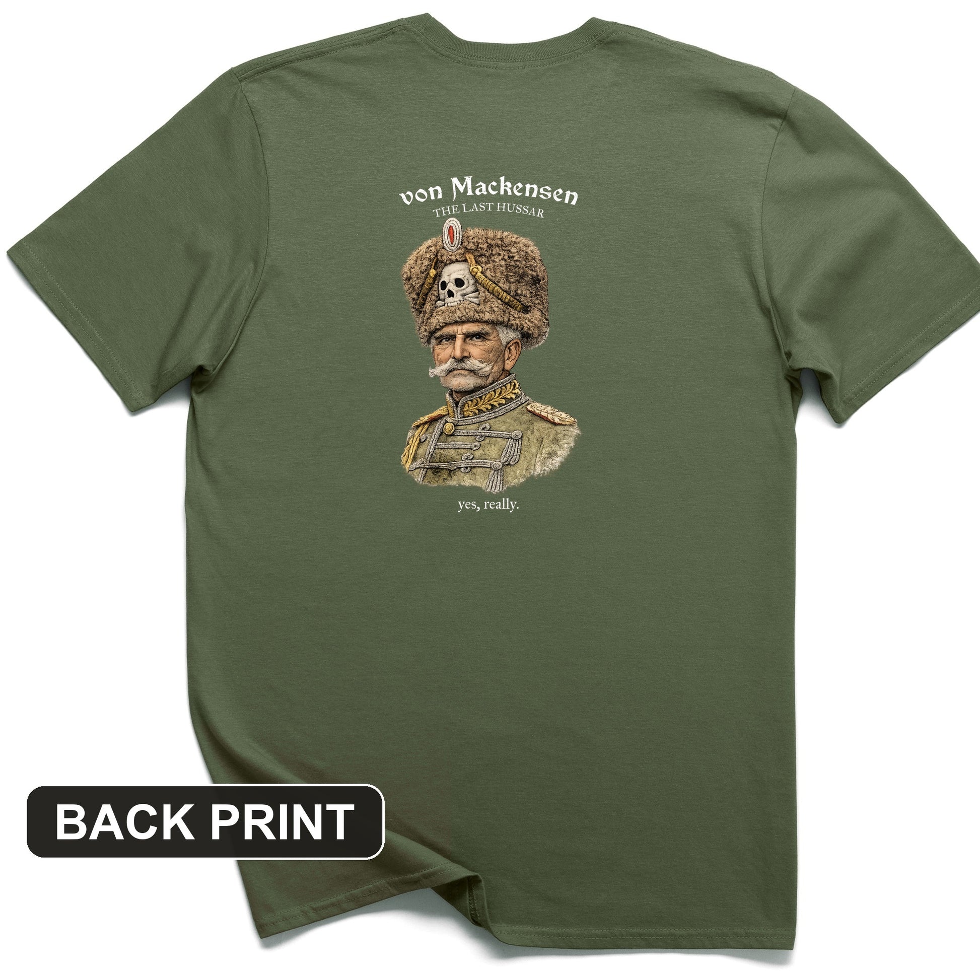 The Last Hussar Back Print T-Shirt