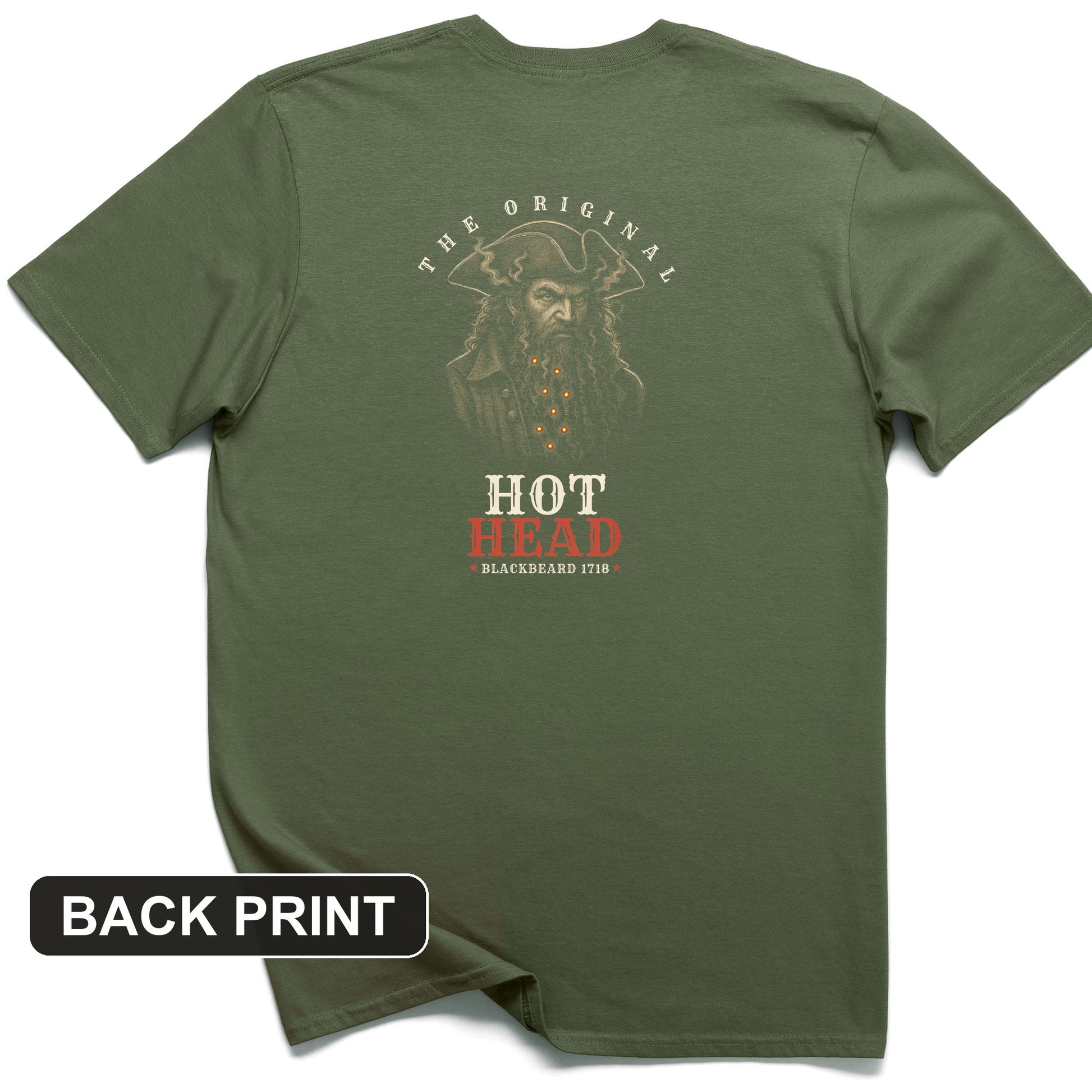 The Original Hot Head Back Print T-Shirt