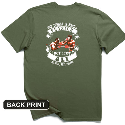 Thrilla In Manila Back Print T-Shirt