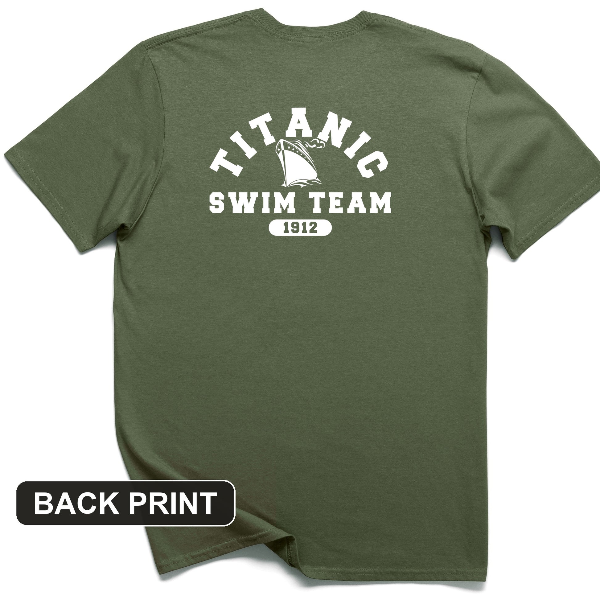 Titanic Swim Team Back Print T-Shirt