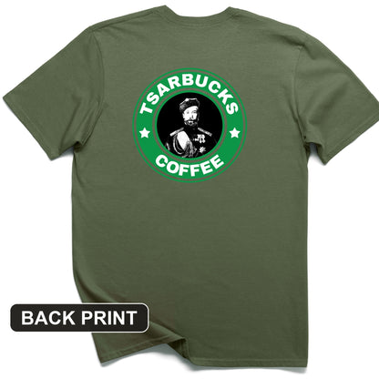 Tsarbucks Back Print T-Shirt