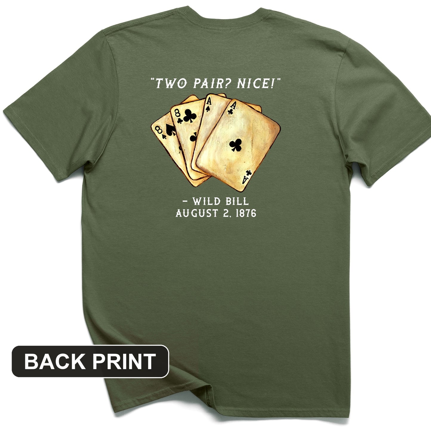 Two Pair Back Print T-Shirt