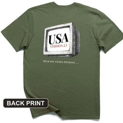 USA 2.5 Back Print T-Shirt