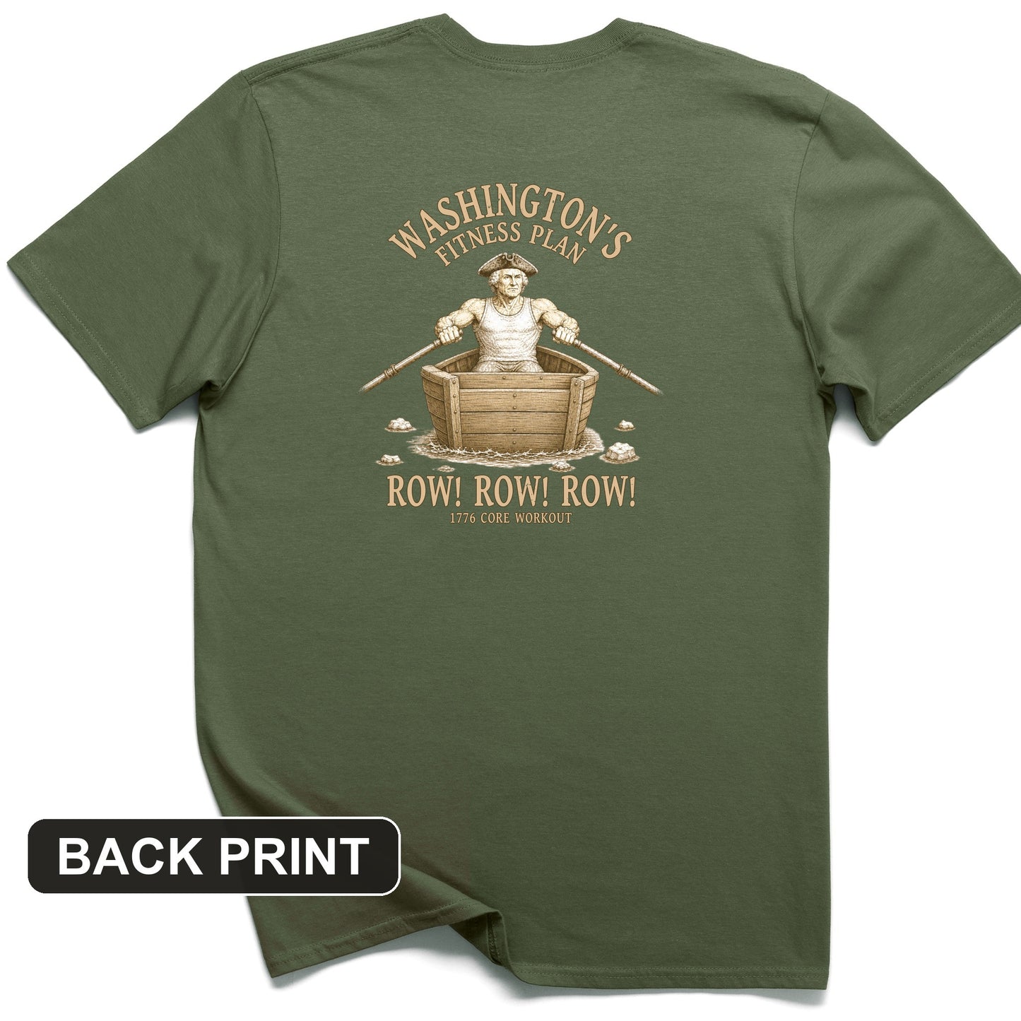 Washington Fitness Plan Back Print T-Shirt