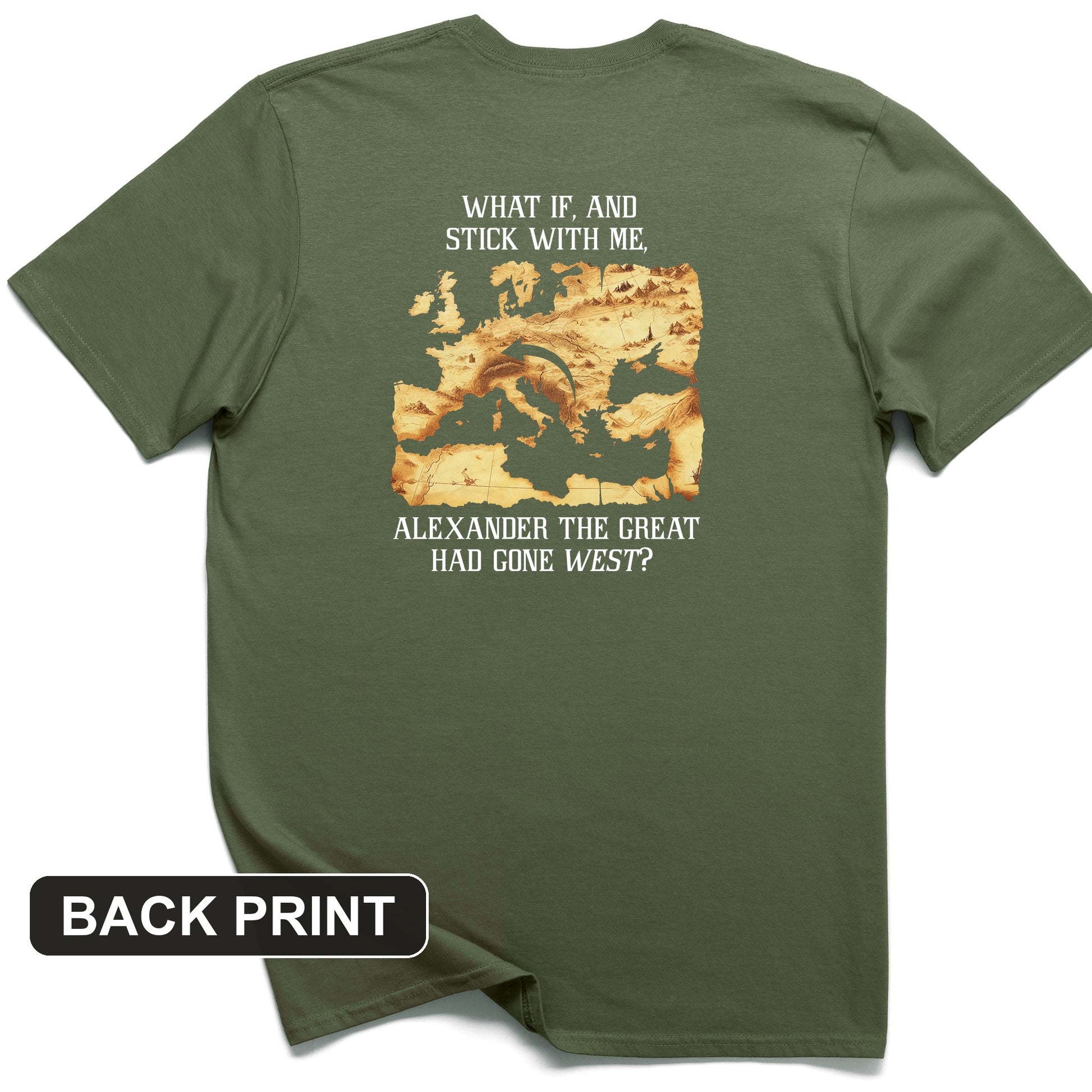 What If Alexander Back Print T-Shirt