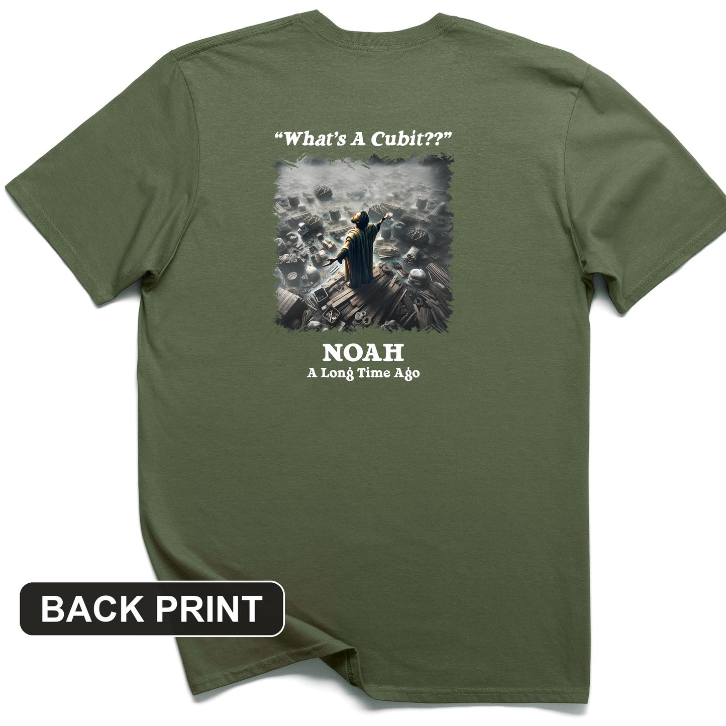 What's A Cubit Back Print T-Shirt