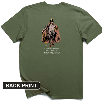 Wishing You The Christmas Back Print T-Shirt