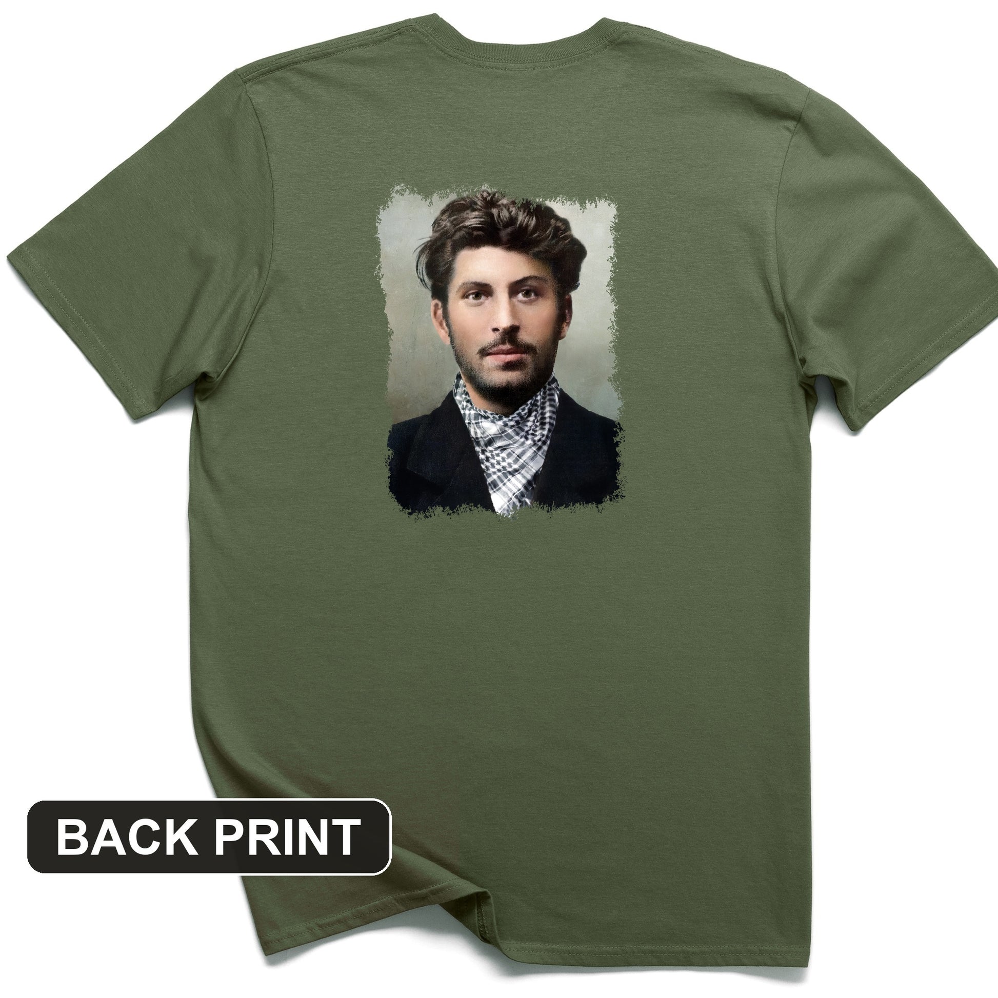 Young Stalin Back Print T-Shirt