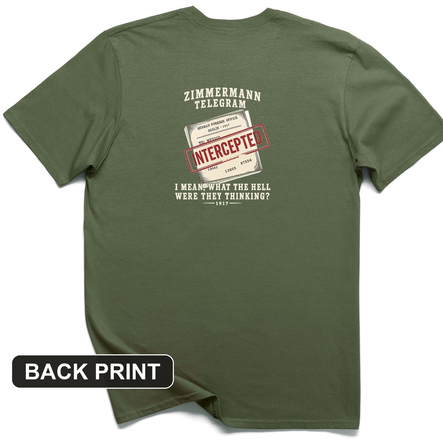 Zimmermann Telegram Back Print T-Shirt
