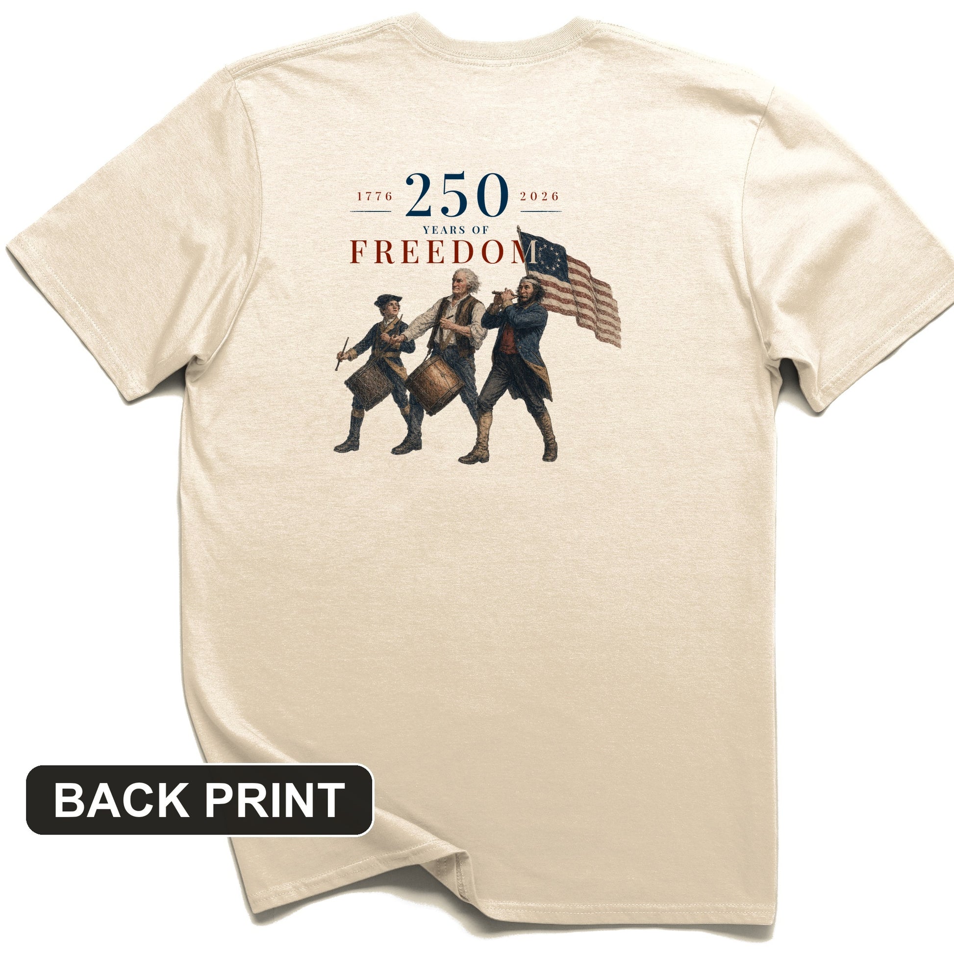 250th Drummers Back Print T-Shirt