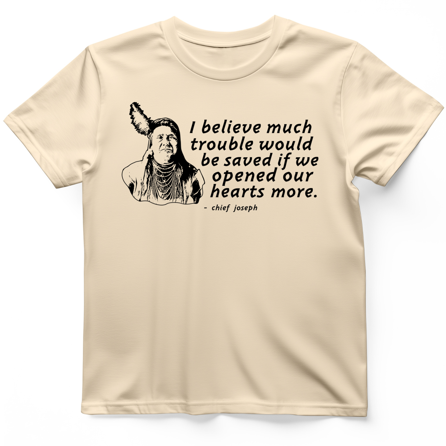 Chief Joseph Open Hearts T-Shirt