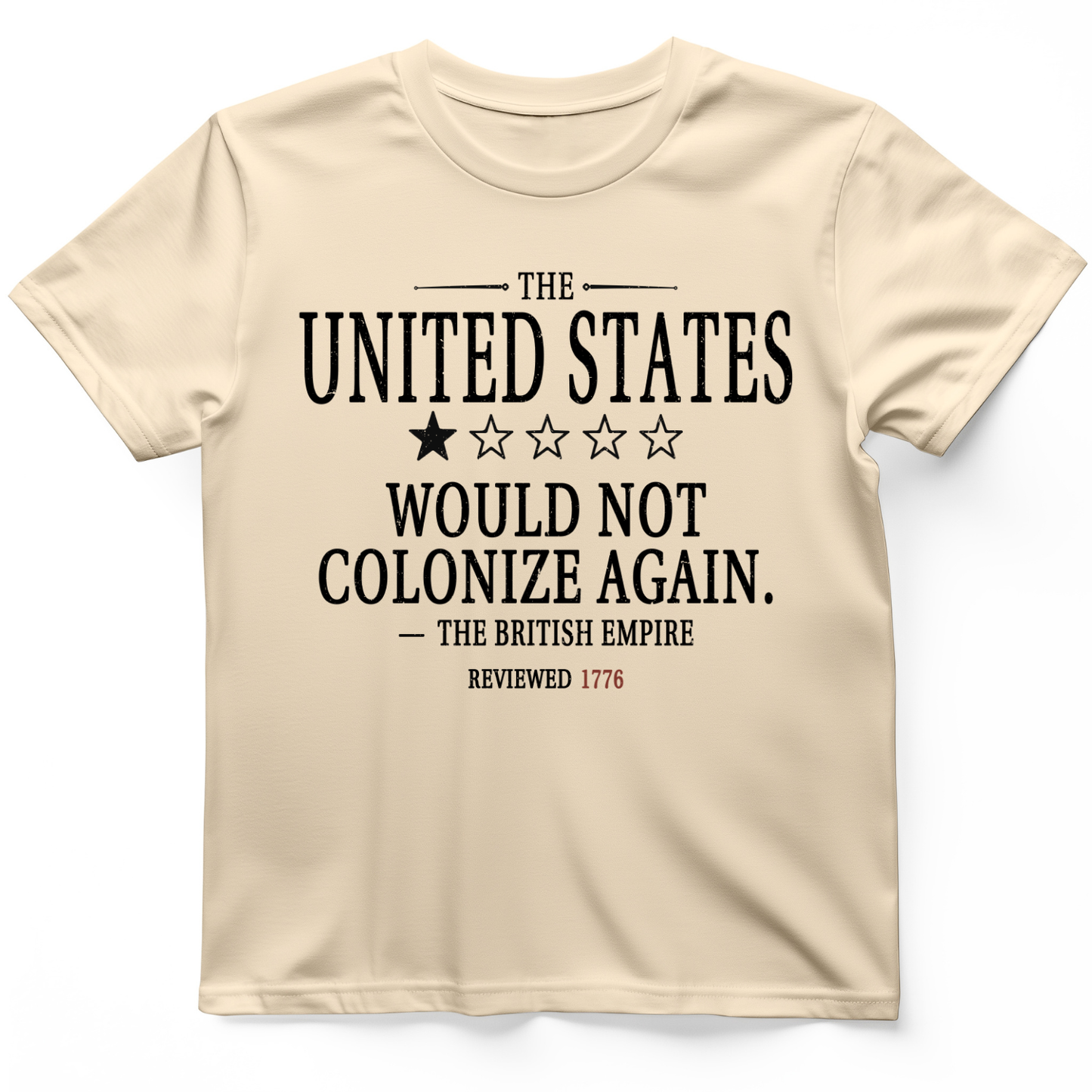 1 Star US T-Shirt Natural / S