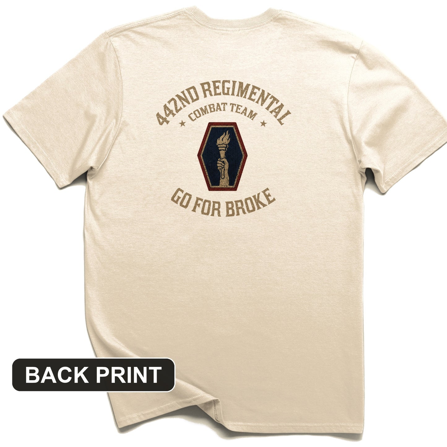 442nd RCT Back Print T-Shirt