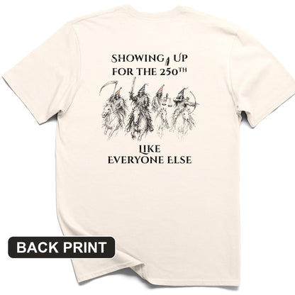 4 Horsemen 250th Back Print T-Shirt