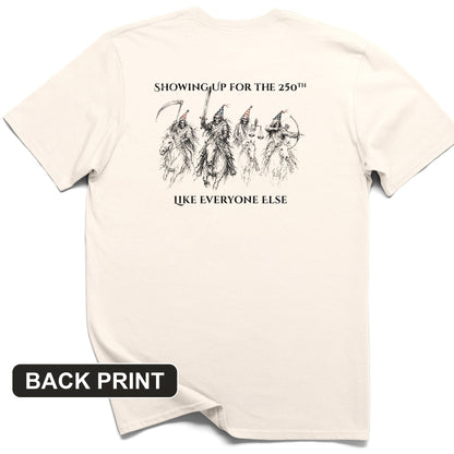 4 Horsemen 250th Back Print T-Shirt