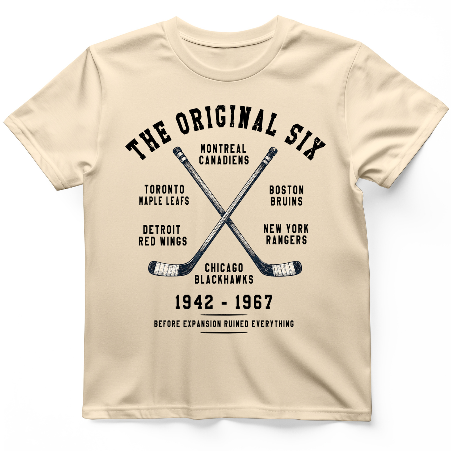 NHL Era of Six T-Shirt Natural / S