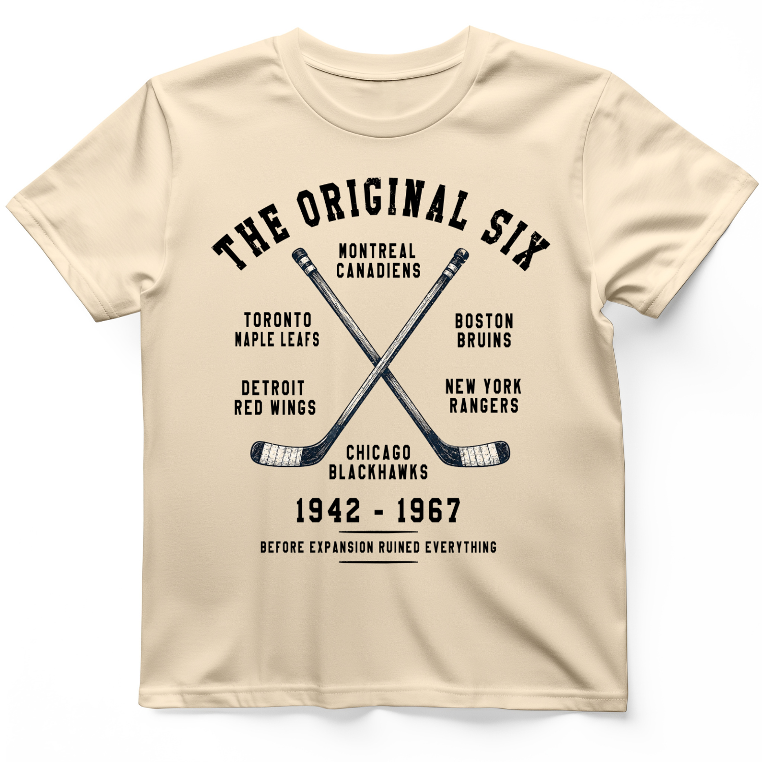 NHL Era of Six T-Shirt Natural / S