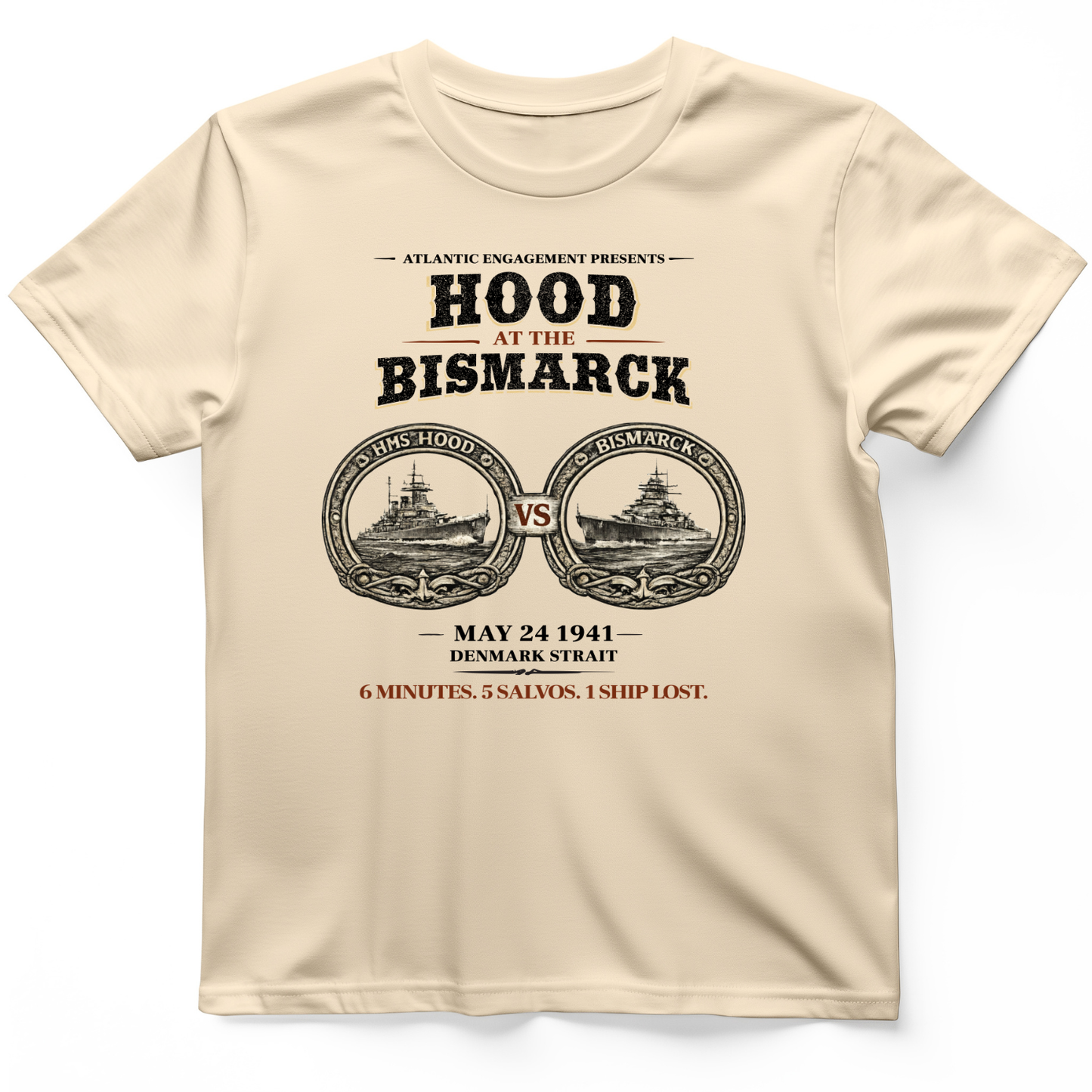 Hood vs Bismark T-Shirt