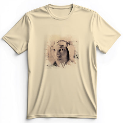Amelia Earhart in Color Premium Tee