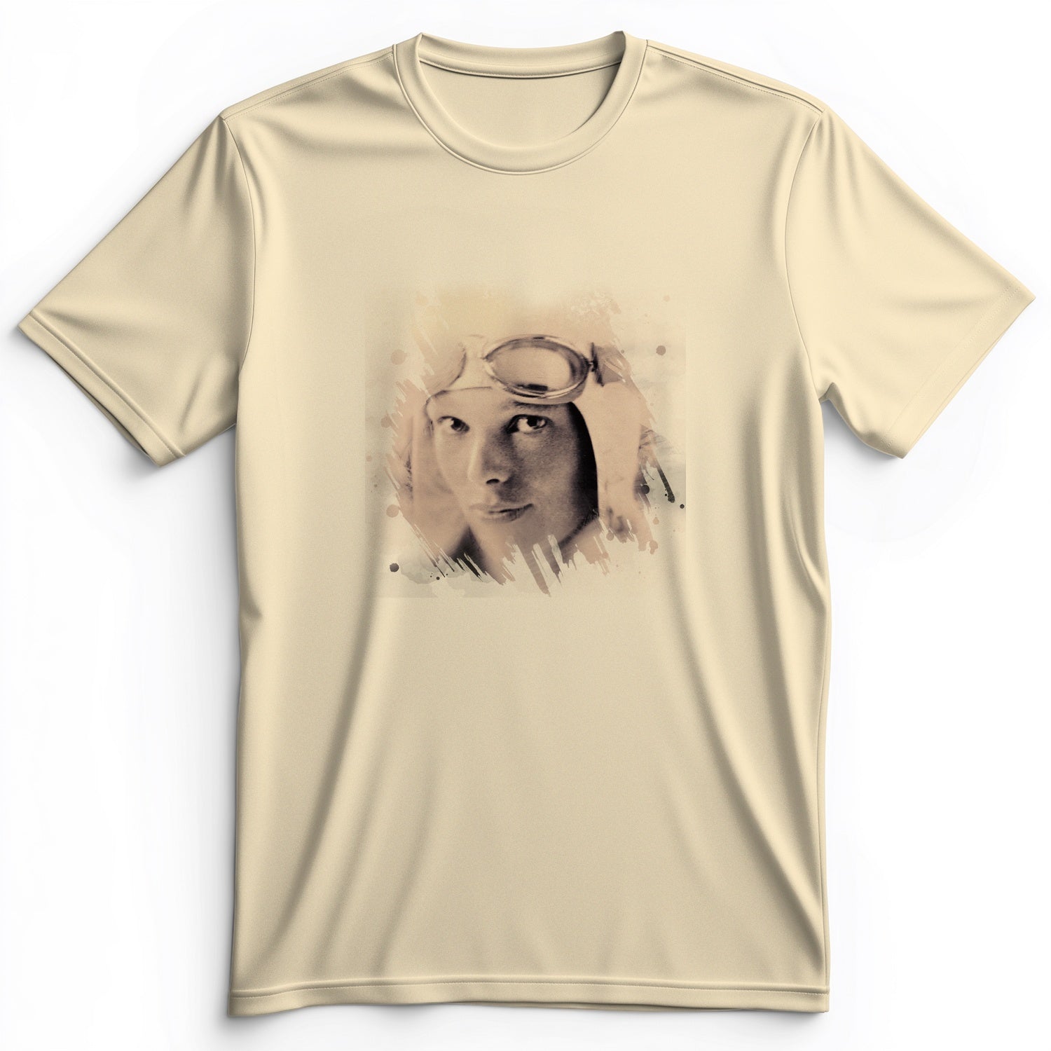 Amelia Earhart in Color Premium Tee