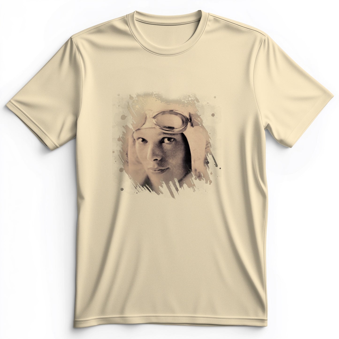 Amelia Earhart in Color Premium Tee