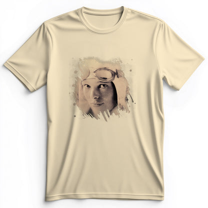 Amelia Earhart in Color Premium Tee